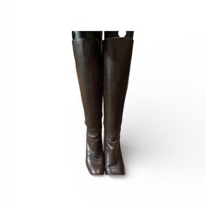 Michael Kors Dark Brown Leather Boots